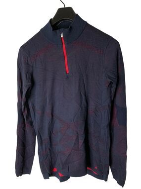 Smartwool Itraknit 200 pullover 1/4 zip sweater women's size XL
